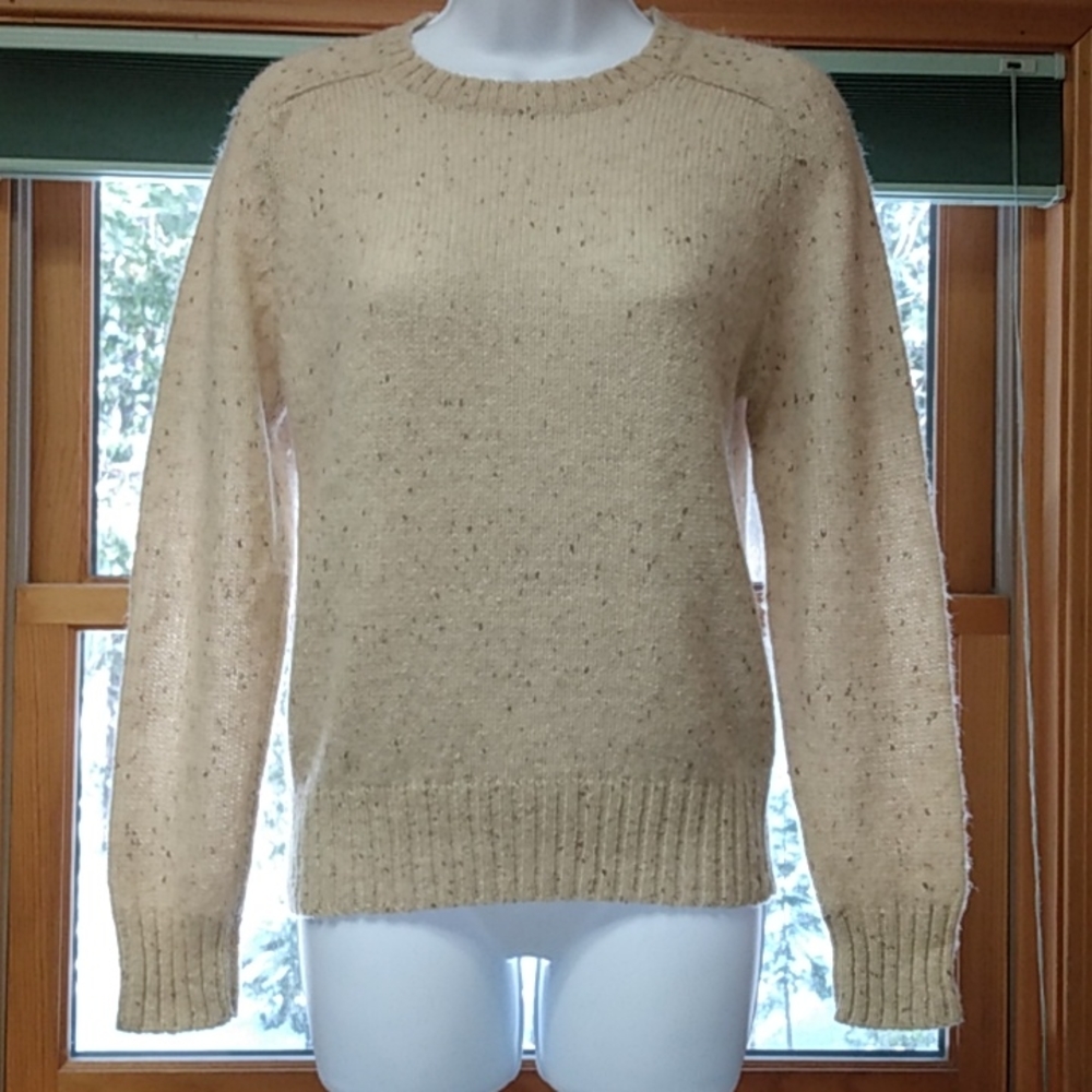 Hunting Horn 100% Shetland wool sweater, size small